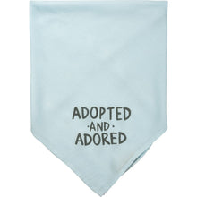 Load image into Gallery viewer, NEW Lg Pet Bandana - Adopted And Adored - 100576
