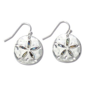 NEW Earrings - Sand Dollars Abalone 8108232