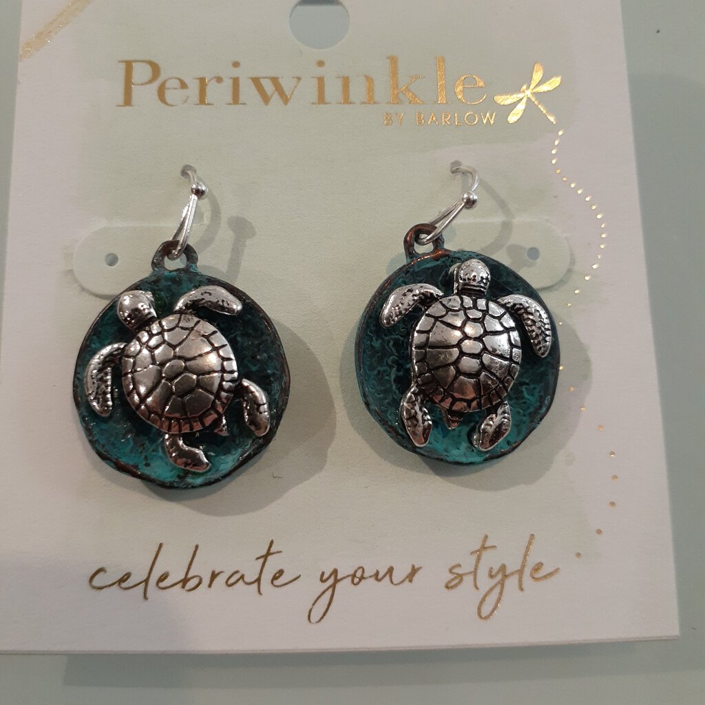 NEW Earrings - Patina Turtle 8108473