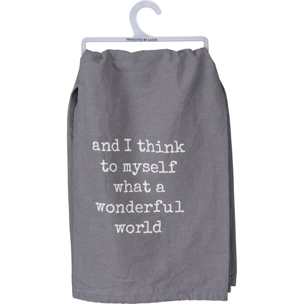 NEW Kitchen Towel - What A Wonderful World - 102949