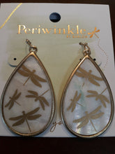 Load image into Gallery viewer, NEW Earrings - Dragonfly Mother of Pearl 8108449
