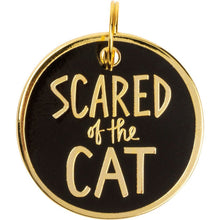 Load image into Gallery viewer, NEW Collar Charm - Scared Of The Cat - 109555
