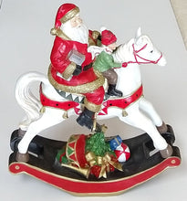 Load image into Gallery viewer, NEW Santa on Rocking Horse
