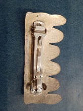 Load image into Gallery viewer, NEW Barette - Stamped Metal 5 Rabbits Silver
