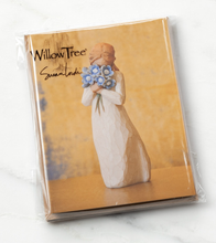 Load image into Gallery viewer, NEW Willow Tree Forget-Me-Not Notecards - (Pack of 8) 28116
