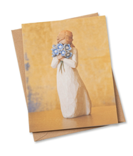 Load image into Gallery viewer, NEW Willow Tree Forget-Me-Not Notecards - (Pack of 8) 28116
