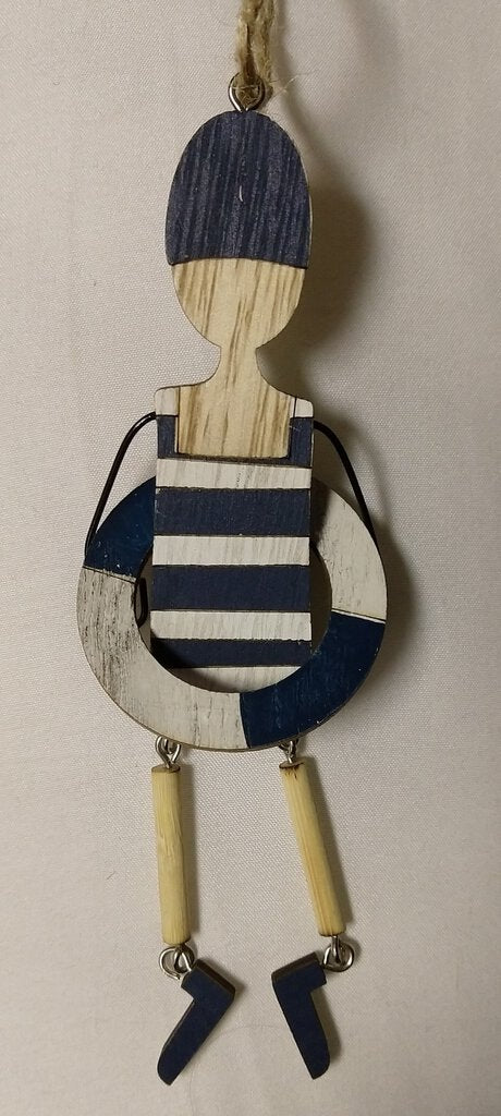 NEW Swimmer with Float Ornament - Woman