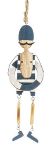 NEW Swimmer with Float Ornament - Man