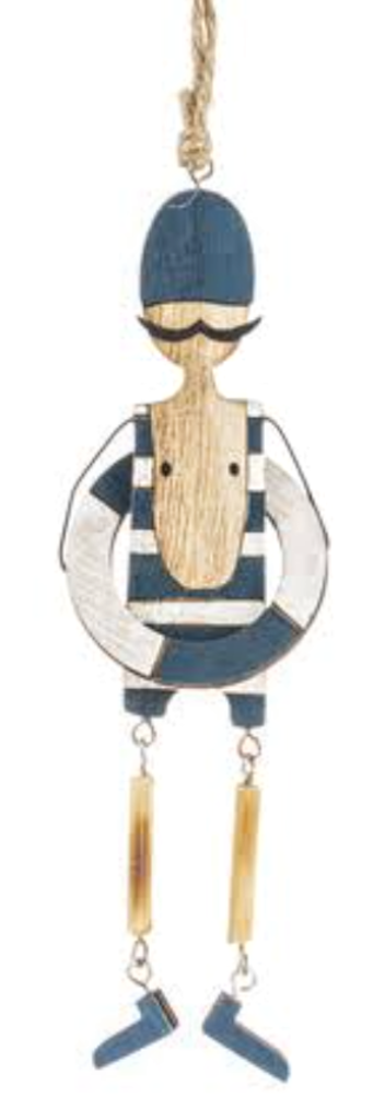 NEW Swimmer with Float Ornament - Man