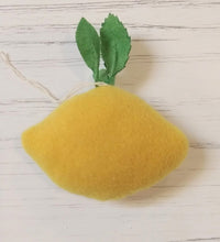Load image into Gallery viewer, NEW Fruit Ornament - Lemon
