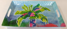 Load image into Gallery viewer, NEW Melamine Tray - Palm Tree - 70189
