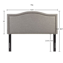 Load image into Gallery viewer, NEW Nadine Upholstery Headboard - Grey
