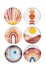 Load image into Gallery viewer, NEW 6-Pc SET Boho Landscape Magnets CB179174
