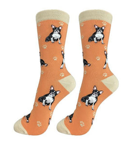 NEW Socks - Happy Tails Boston Terrier - 800FB-76