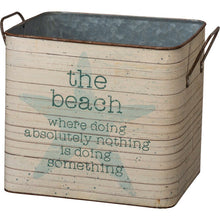 Load image into Gallery viewer, *NEW Metal Bin - Where the Mermaids Are - Large - 105613L
