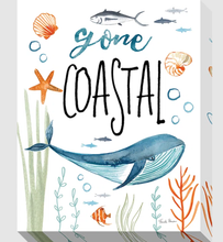 Load image into Gallery viewer, NEW Wrapped Canvas Giclee "Gone Coastal" CV1370
