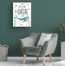 Load image into Gallery viewer, NEW Wrapped Canvas Giclee "Gone Coastal" CV1370
