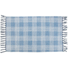 Load image into Gallery viewer, NEW Rug - Blue Plaid Rug - 115990

