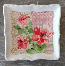 Load image into Gallery viewer, NEW Floral Dolomite Dessert Plate - Pink
