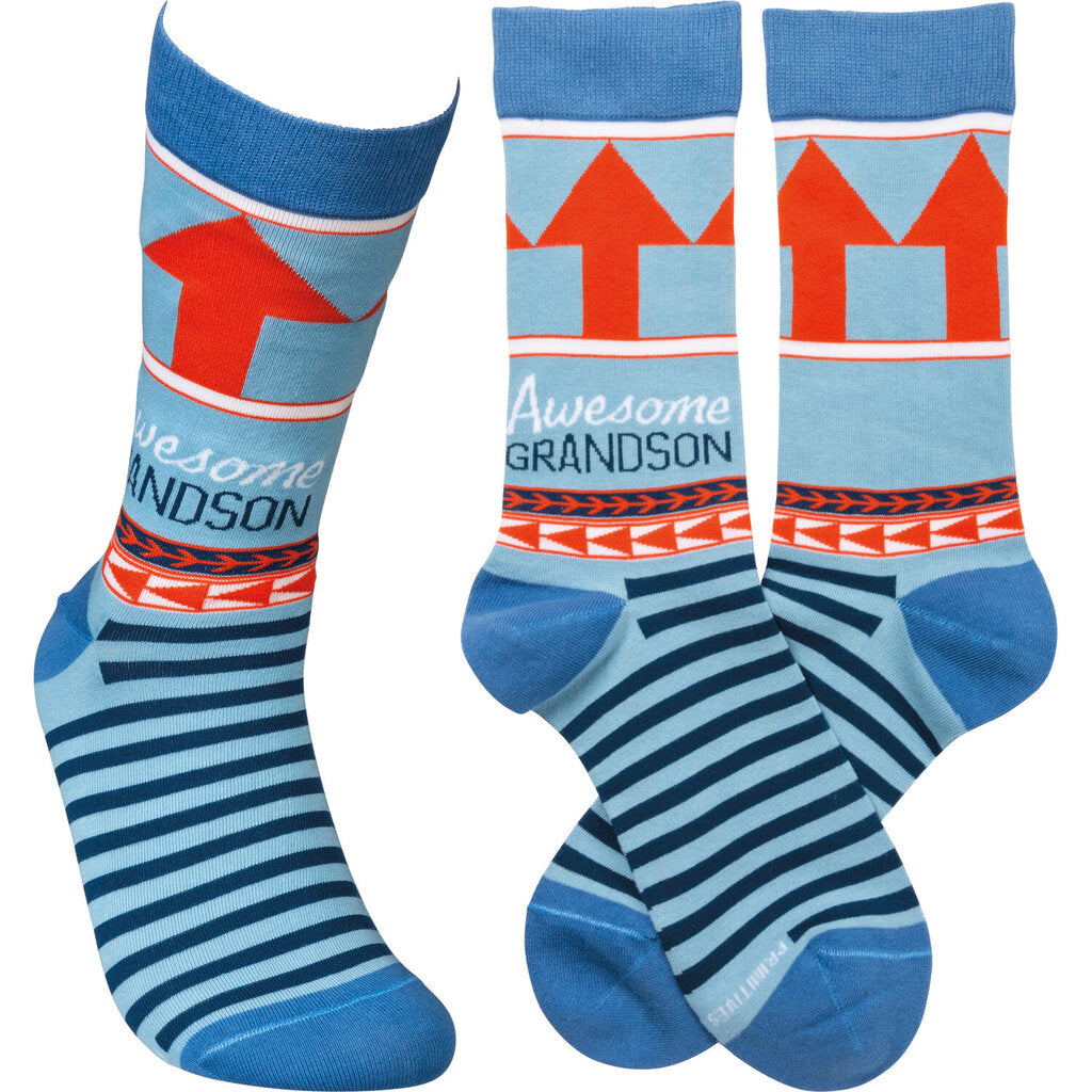 NEW Awesome Grandson Socks - 105933