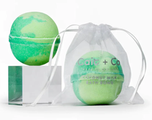 Load image into Gallery viewer, NEW Emerald Coconut Milk Bath Bomb
