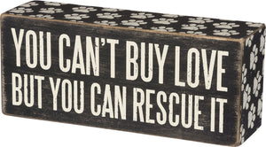 NEW Rescue It Box Sign - 31144