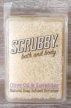 Load image into Gallery viewer, NEW Scrubby Bath &amp; Body - Olive Oil &amp; Lavender

