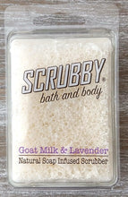 Load image into Gallery viewer, NEW Scrubby Bath &amp; Body - Goat Milk &amp; Lavender

