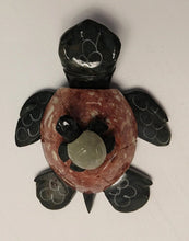 Load image into Gallery viewer, NEW Hand-carved Marble Sea Turtle with Baby N5 - Ecuador
