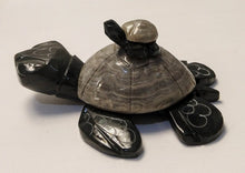 Load image into Gallery viewer, NEW Hand-carved Marble Sea Turtle with Baby N5 - Ecuador
