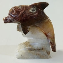 Load image into Gallery viewer, NEW Hand-carved Marble Dolphin N3 - Ecuador
