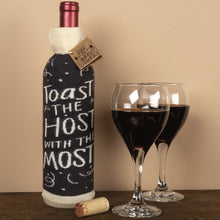Load image into Gallery viewer, NEW Toast The Host With The Most Bottle Sock - 38691
