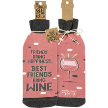 Load image into Gallery viewer, NEW Friends Bring Happiness Bottle Sock - 100979
