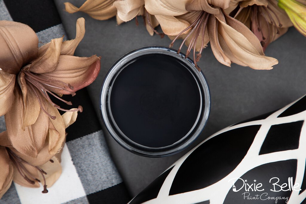 Dixie Belle Caviar Black Chalk Mineral Paint