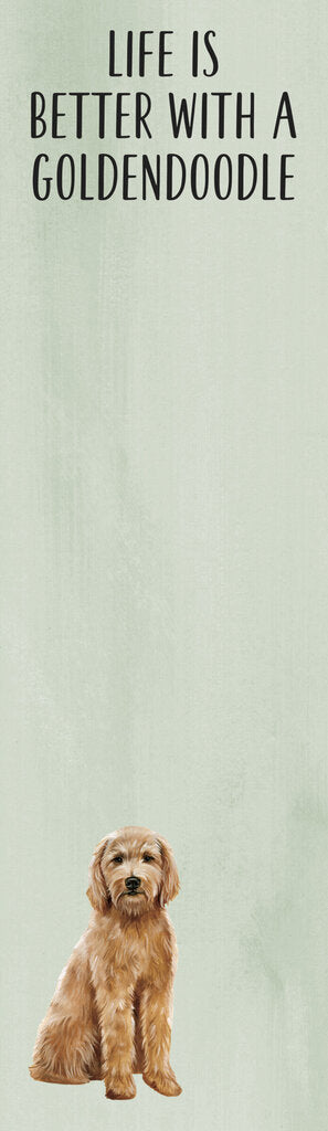 NEW List Notepad - Goldendoodle - 104460