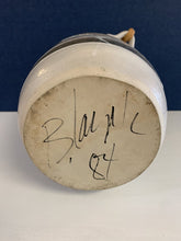 Load image into Gallery viewer, Hand Thrown Signed Ceramic Pot w/ Bamboo Handle
