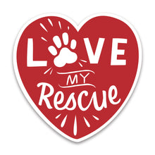 Load image into Gallery viewer, NEW Love My Rescue Car Magnet - 105834
