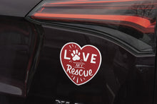 Load image into Gallery viewer, NEW Love My Rescue Car Magnet - 105834
