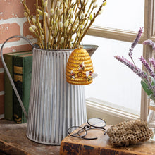 Load image into Gallery viewer, NEW Bee Hive Glass Ornament - 112076

