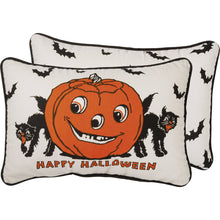 Load image into Gallery viewer, NEW Happy Halloween Vintage Pillow - 101774

