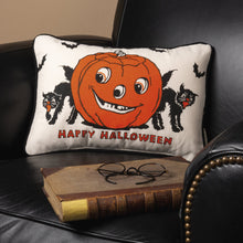 Load image into Gallery viewer, NEW Happy Halloween Vintage Pillow - 101774
