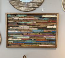 Load image into Gallery viewer, Reclaimed Finger Panel Wood Wall Art
