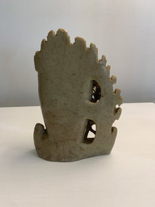 Chinese Hand Carved Soapstone Bud Vase