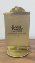 Load image into Gallery viewer, Vintage Solid Brass Photo Frame
