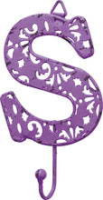Load image into Gallery viewer, NEW Fancy Metal Letter S Hook - 32593 - Various Colors
