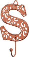 Load image into Gallery viewer, NEW Fancy Metal Letter S Hook - 32593 - Various Colors
