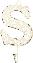 Load image into Gallery viewer, NEW Fancy Metal Letter S Hook - 32593 - Various Colors
