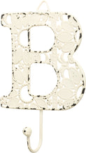 Load image into Gallery viewer, NEW Fancy Metal Letter B Hook - 32598 - Various Colors

