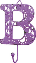Load image into Gallery viewer, NEW Fancy Metal Letter B Hook - 32598 - Various Colors
