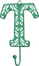 Load image into Gallery viewer, NEW Fancy Metal Letter T Hook - 32600 - Various Colors
